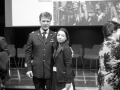 S.Magnani con astronauta R. Vittori